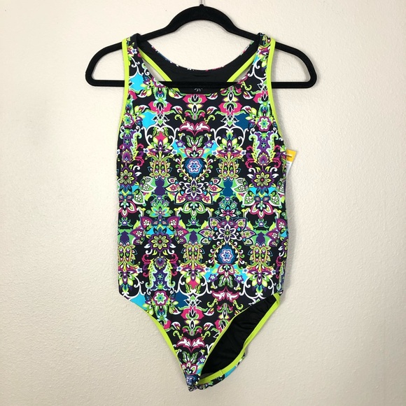 Athleta Multicolor reversible One Piece Swimsuit - Picture 2 of 6
